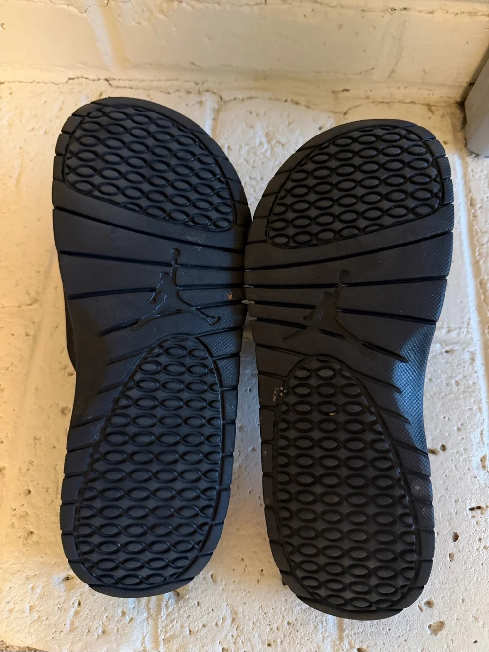 Jordan Men’s Black Slides with Red Jumpman